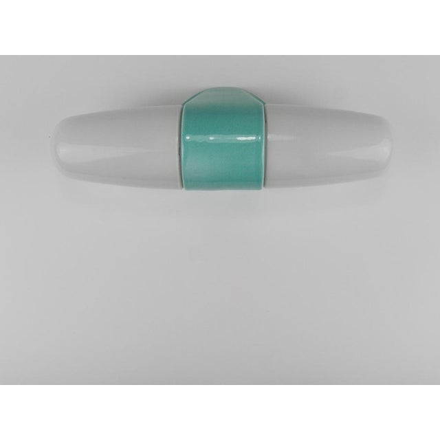 Bauhaus Turquoise Double Sconce Wall Light, Germany, 1950s For Sale - Image 12 of 17