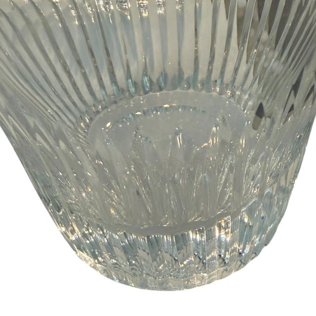 Transparent Vintage Gucci Signed Crystal Double Old Fashioned Glasses - Set of 5 For Sale - Image 8 of 10
