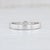 0.70ctw Baguette Diamond Wedding Band 18k White Gold Size 7 Ring For Sale - Image 4 of 7