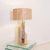 Tall Skyscaper Table Lamp in Travertine, Chrome and Brass by Sciolari, 1970s For Sale - Image 13 of 15