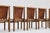 Wood Leather Dining Chairs by Ilmari Tapiovaara for La Permanente Mobili Cantù, 1950s, Set of 6 For Sale - Image 7 of 13