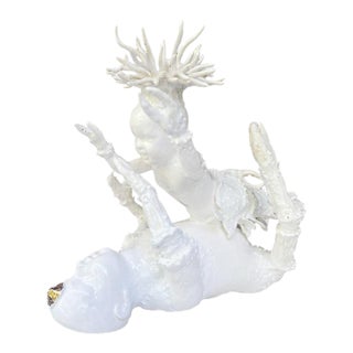 "Lobster Boy #4," Porcelain Sculpture by Robert Hechler For Sale