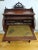 Antique 19th Century Mahogany Renaissance Revival Banker's Cylinder Secretary Desk For Sale - Image 9 of 13