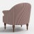 Spritely Home Josephine Cinnamon Stripe Armchair For Sale - Image 4 of 7