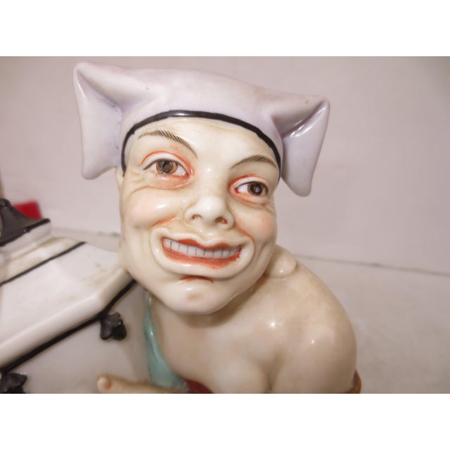German Porcelain Night Light Circa 1930s' For Sale In New York - Image 6 of 12