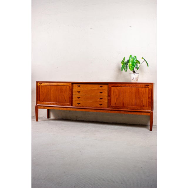 Mid-Century Danish Teak Sideboard by H.W. Klein for Bramin, 1960s For Sale - Image 11 of 18