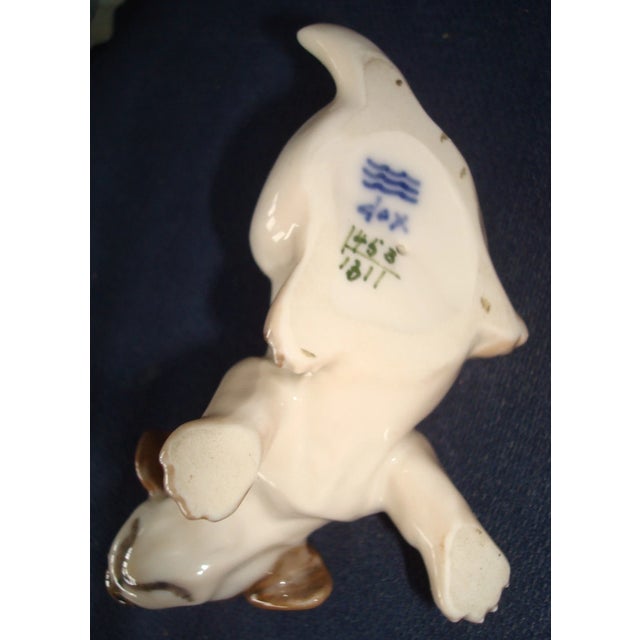 1990s Vintage MCM Royal Copenhagen Pointer Puppy Dog Figurine For Sale - Image 5 of 5