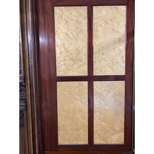 Early 20th Century Early 20th Century Exquisite Neo-Gothic/Renaissance Revival Antique Armoire - A Rare Find For Sale - Image 5 of 18