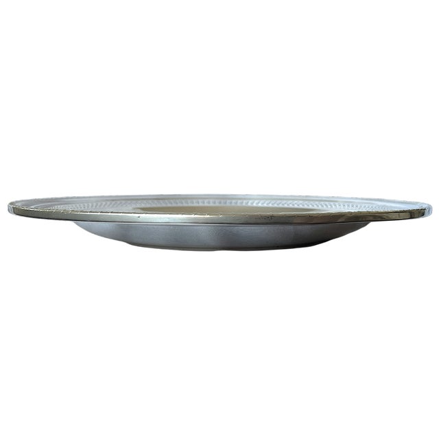 Metal 1950s Cartier Sterling Silver Pierced Gallery Tray For Sale - Image 7 of 12
