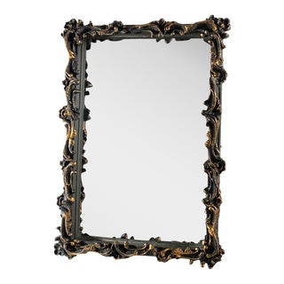 French Finely Carved Gilt Wooden Art Regency Mirror For Sale