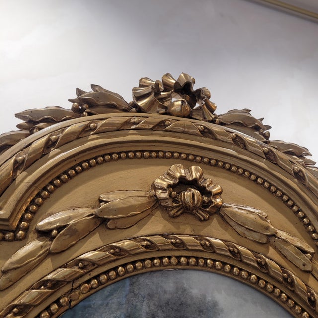 Napoleon III Screen in Goldenwood, France, 1890s For Sale - Image 9 of 18