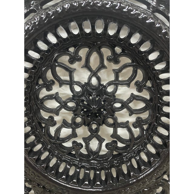 Art Nouveau Late 18th Century 20.5"w X 32"h X 3" Protrusion Decorative Cast Iron Fireplace Insert For Sale - Image 3 of 7