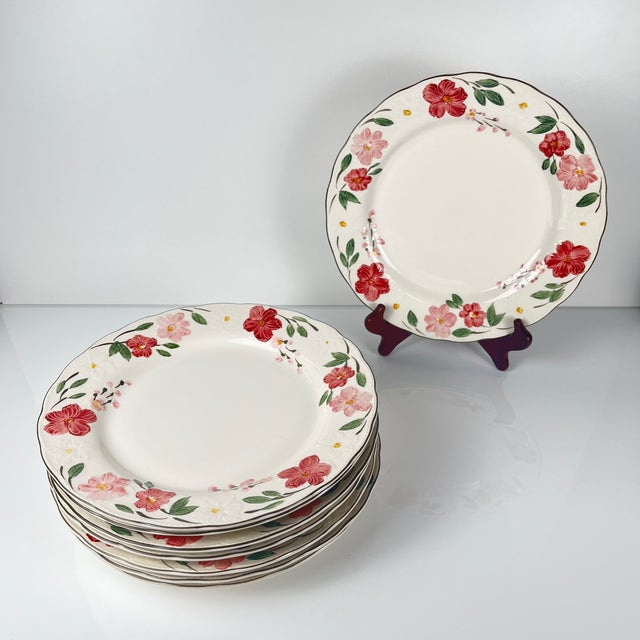 Large Plates in Malaysia Porcelain, 1970s, Set of 8 For Sale - Image 13 of 13