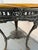 Metal Antique Victorian Britannia Cast Iron Pub Table For Sale - Image 7 of 8
