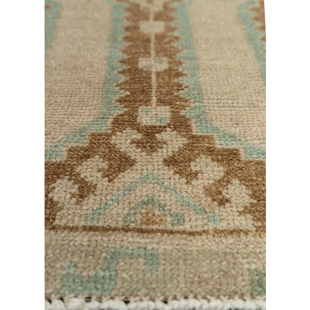 Turkish Turkish Mini Rug Oriental Hand Knotted Vintage Rug 1'7" x 3' #21037 For Sale - Image 3 of 8
