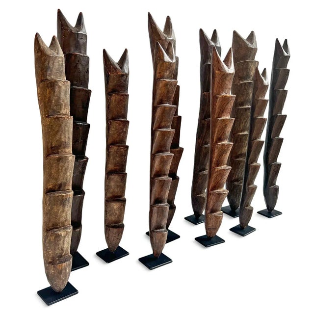 Tribal Vintage Mini Lega Ladder For Sale In Los Angeles - Image 6 of 6