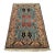 Heriz Rug 3’10” X 5’11” Blue Wool Vintage Tribal Hand-Knotted Oriental Carpet For Sale