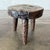 Vintage Reclaimed Pine Side Table – Walnut For Sale - Image 4 of 7