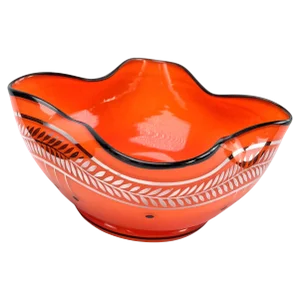 Art Nouveau Glass Bowl by Michael Powolny for Loetz, 1890s