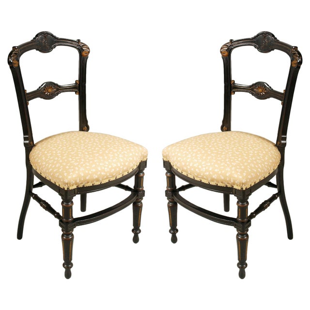 Art Nouveau Ebonized & Hand-Carved Walnut Sculptural Chair by Giacomo Cometti For Sale - Image 11 of 11
