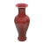 This large size tall vase is handmade with porcelain, it has a very simple design with beautiful burgundy red painting....