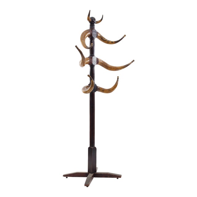 American FourTier Horn Hat Rack Chairish