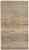 Vintage Persian hand-knotted Gabbeh wool rug featuring a soft neutral field with natural striated tones of beige and...