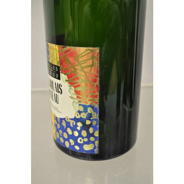 Green 2002 George Duboeuf Beaujolais Nouveau VTG Display Dummy Wine Champagne Bottle For Sale - Image 8 of 9