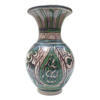 Spanish Ceramic Vase by Domingo Punter Teruel, 1980s For Sale