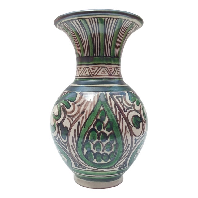 Spanish Ceramic Vase by Domingo Punter Teruel, 1980s For Sale