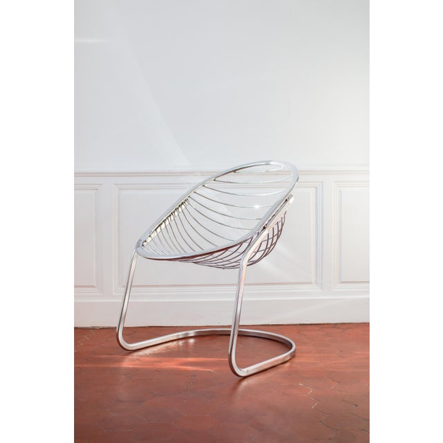 Egg Armchair attributed to Gastone Rinaldi, 1970s For Sale - Image 15 of 18