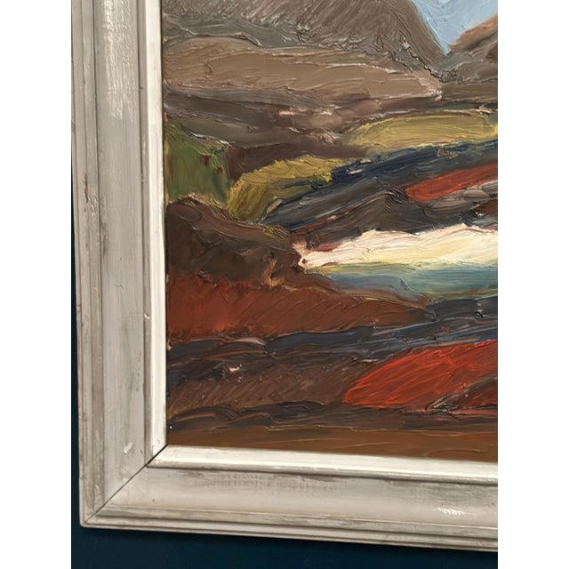Thage Carlson, Rustic Landscape, 1960s, Oil on Panel For Sale - Image 10 of 18