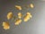 Chinese Grey & Gold Hand-Painted Ginkgo Leaf Mural | Luxury Silk Wall Decor For Sale - Image 3 of 3