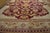 Elegant Maroon Red and Beige Color With Palmettes and Bracketing Leaves Design Antique Amritsar Rug For Sale - Image 12 of 12