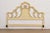 Romweber French Rococo Louis XV Cream Lacquered and Parcel Silver Gilt King Size Headboard, Circa 1950s For Sale - Image 9 of 9
