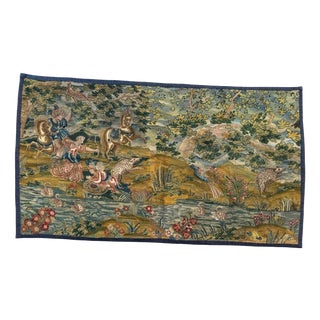 Antique 18th Century French Needlepoint Tapestry For Sale