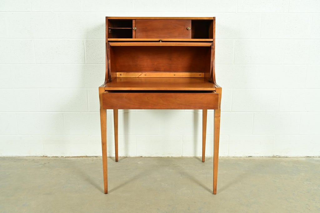 John Van Koert for Drexel Mid-Century Modern Sculpted Cherry Wood