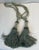 Vintage Pair of Light Green Tassel Tiebacks For Sale - Image 4 of 4