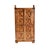 Large, solid wood wardrobe, a unique piece of undocumented origin whose design, construction, and finishes place it around...