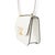 Modern Prada White Soft Calfskin Triangle Logo Gold Hardware Flap Shoulder Bag For Sale - Image 3 of 8