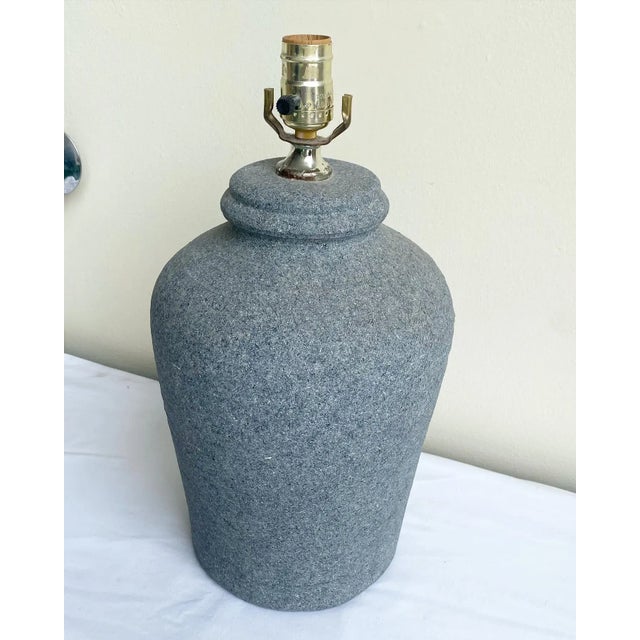 Modern 1990s Post Modern Charcoal Table Lamp For Sale - Image 3 of 6