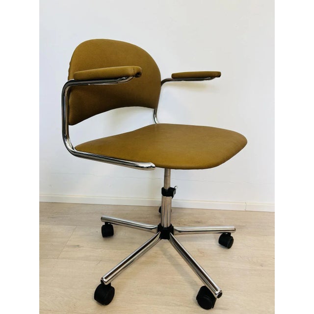 Vintage Mustard Kovona Office Chair, 1970s For Sale - Image 10 of 10