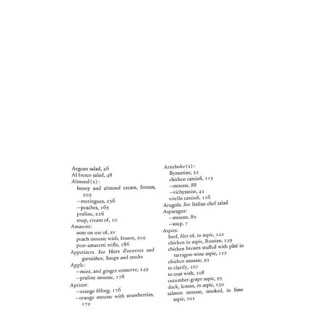 White "Cold Cuisine" 1981 Hecht, Helen For Sale - Image 8 of 9