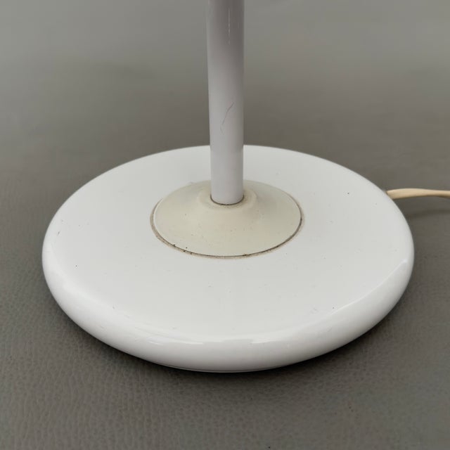 Mushroom Table Lamp in Murano Glass and White Metal, 1970s For Sale - Image 9 of 13