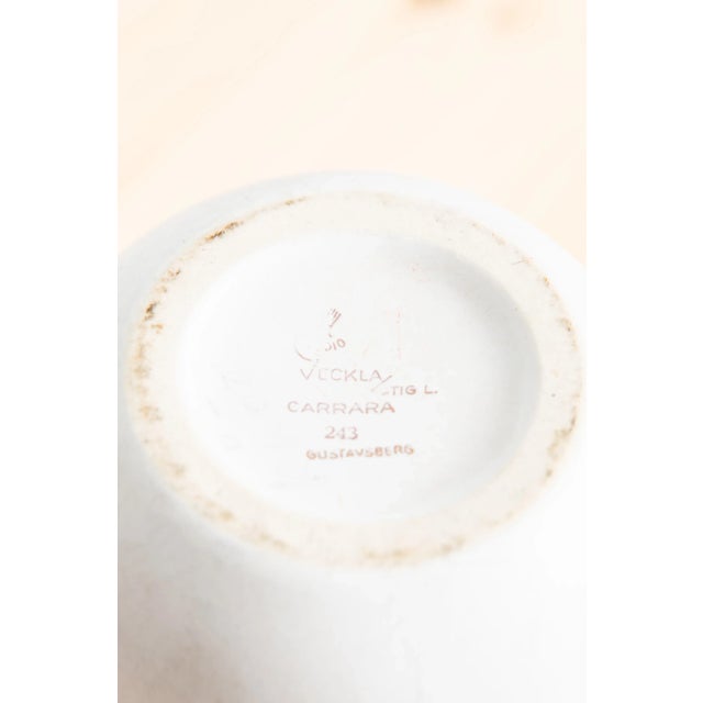 Stig Lindberg Vintage Ceramic Wind Vase by Stig Lindberg, 1930s For Sale - Image 4 of 5