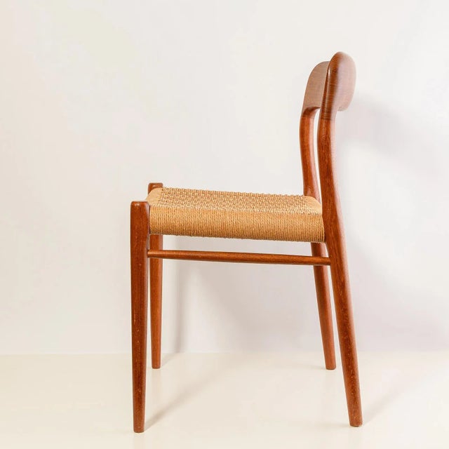 Wood Vintage Danish Teak Chair by Niels Otto Møller for J.L. Møllers, 1960s For Sale - Image 7 of 12