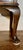 Early 20th Century Antique Queen Anne English Oak Leaded-Glass Bookcase / Display Cabinet For Sale - Image 5 of 8