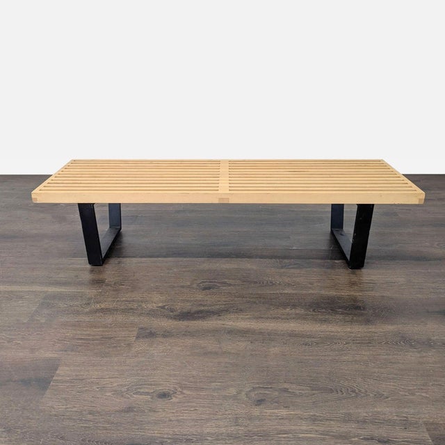 Introduced in 1946, the Nelson platform bench was part of George Nelson's first collection for Herman Miller and still...