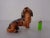Mid-Century Modern Porcelain Dachshund Figurine from Goebel, Germany, 1960s For Sale - Image 3 of 18