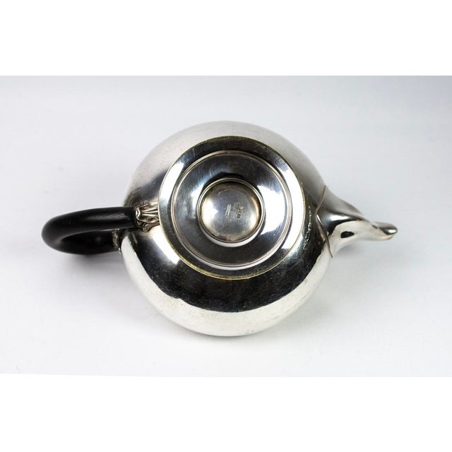 Silver-Plated Metal Teapot from Christofle, France, 1950s For Sale - Image 10 of 14
